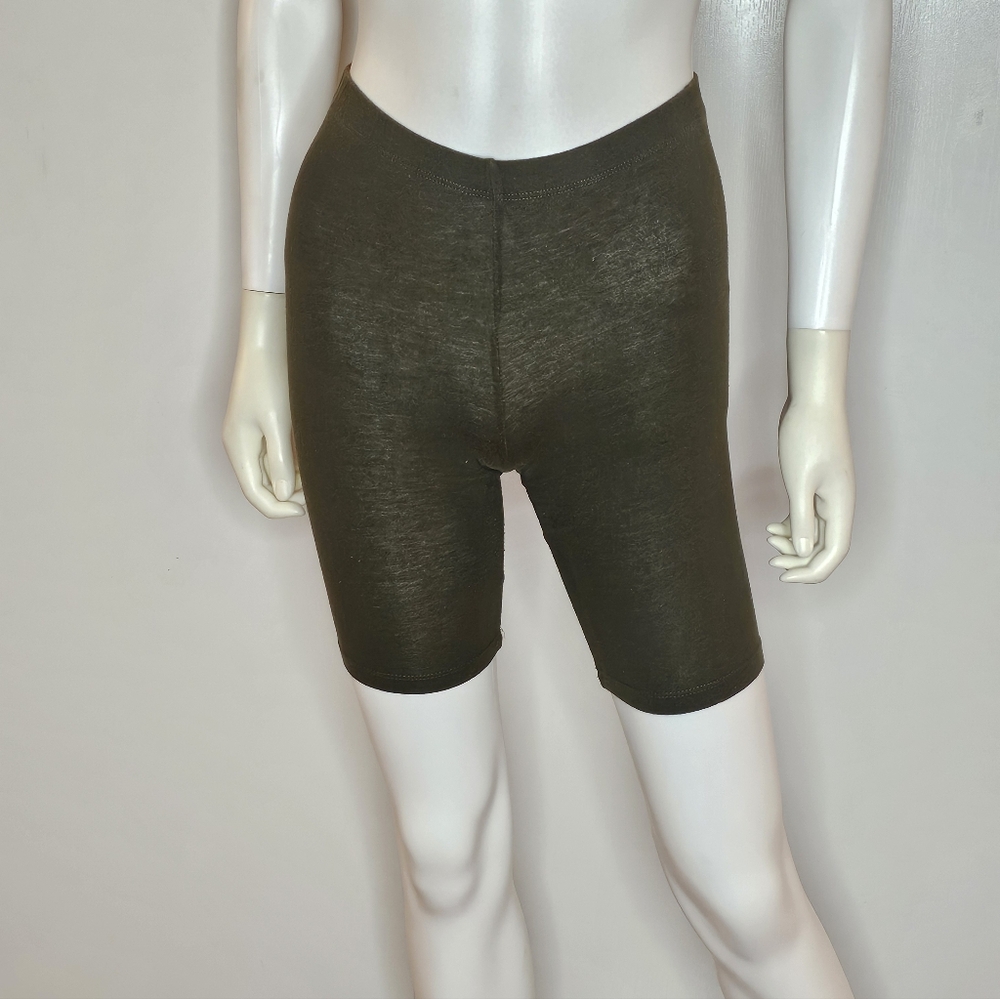 Bozzolo Cotton Olive Green Women's Shorts Size S